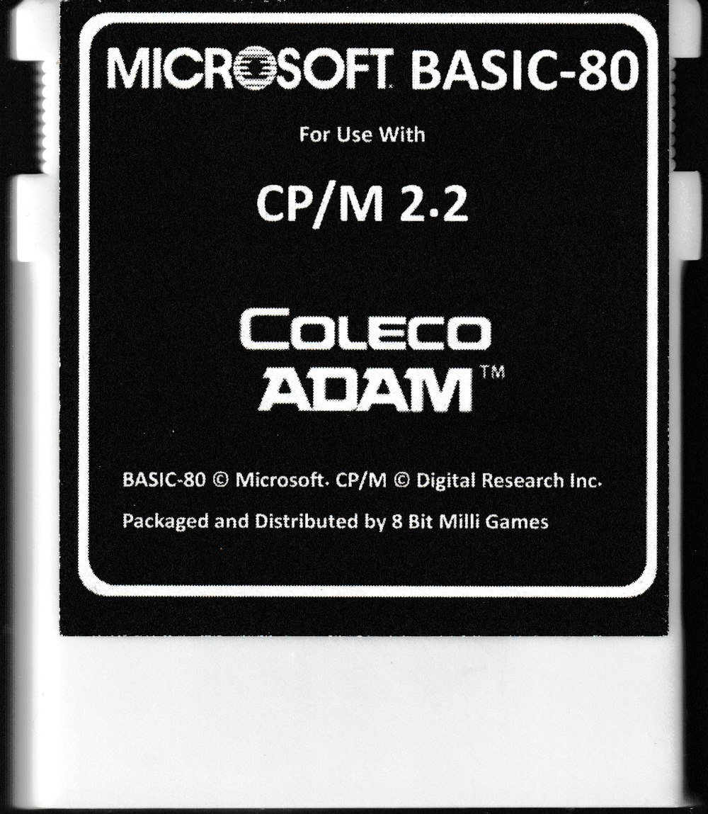 Microsoft Basic-80 (CP/M 2.2) - Limited Main Cartridge