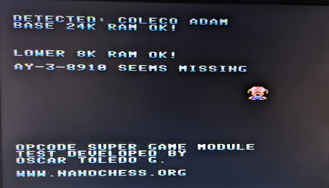 SGM Test  Cartridge Screenshot 1