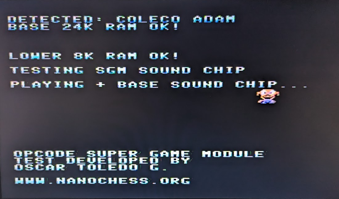 SGM Test  Cartridge Screenshot 3