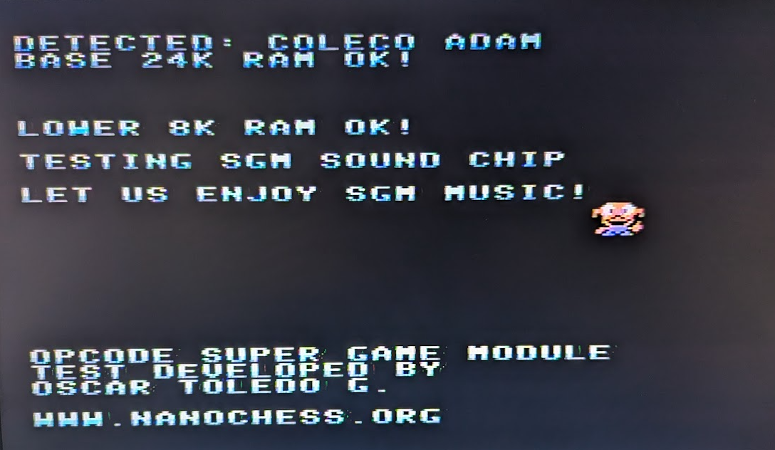 SGM Test  Cartridge Screenshot 4