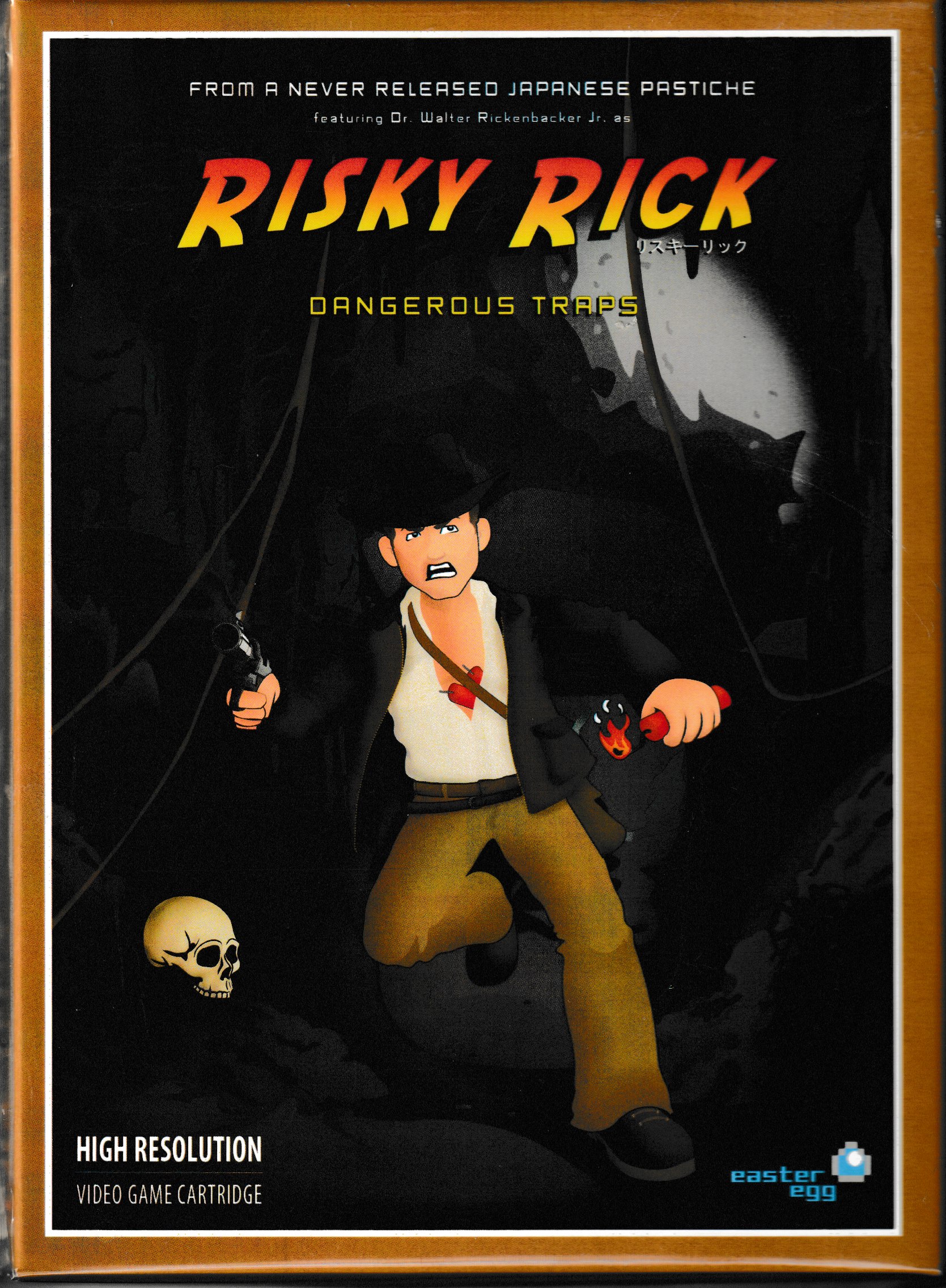 Risky Rick In Dangerous Traps (Brown) US Front Box Art