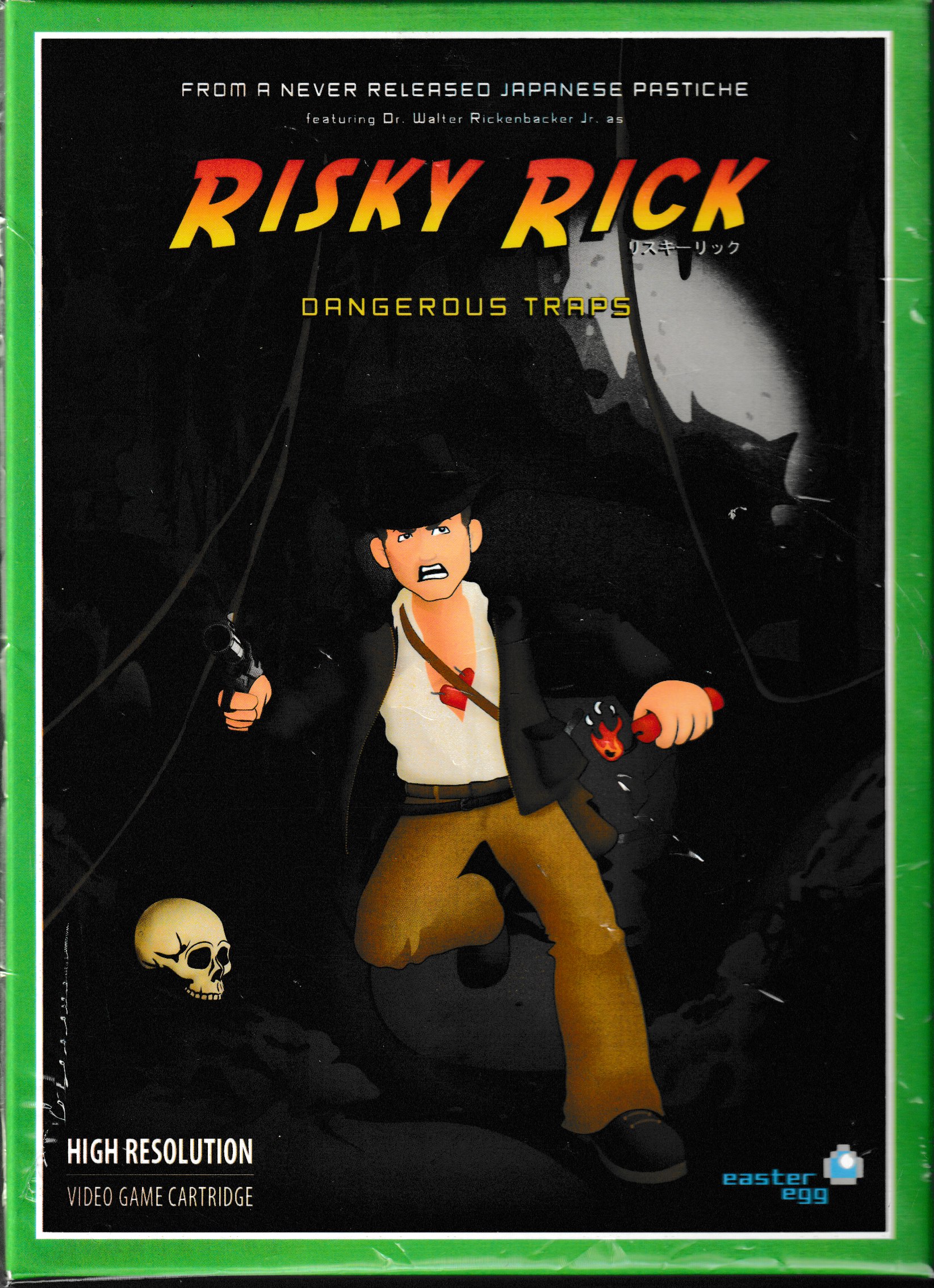 Risky Rick In Dangerous Traps (Green) US Front Box Art