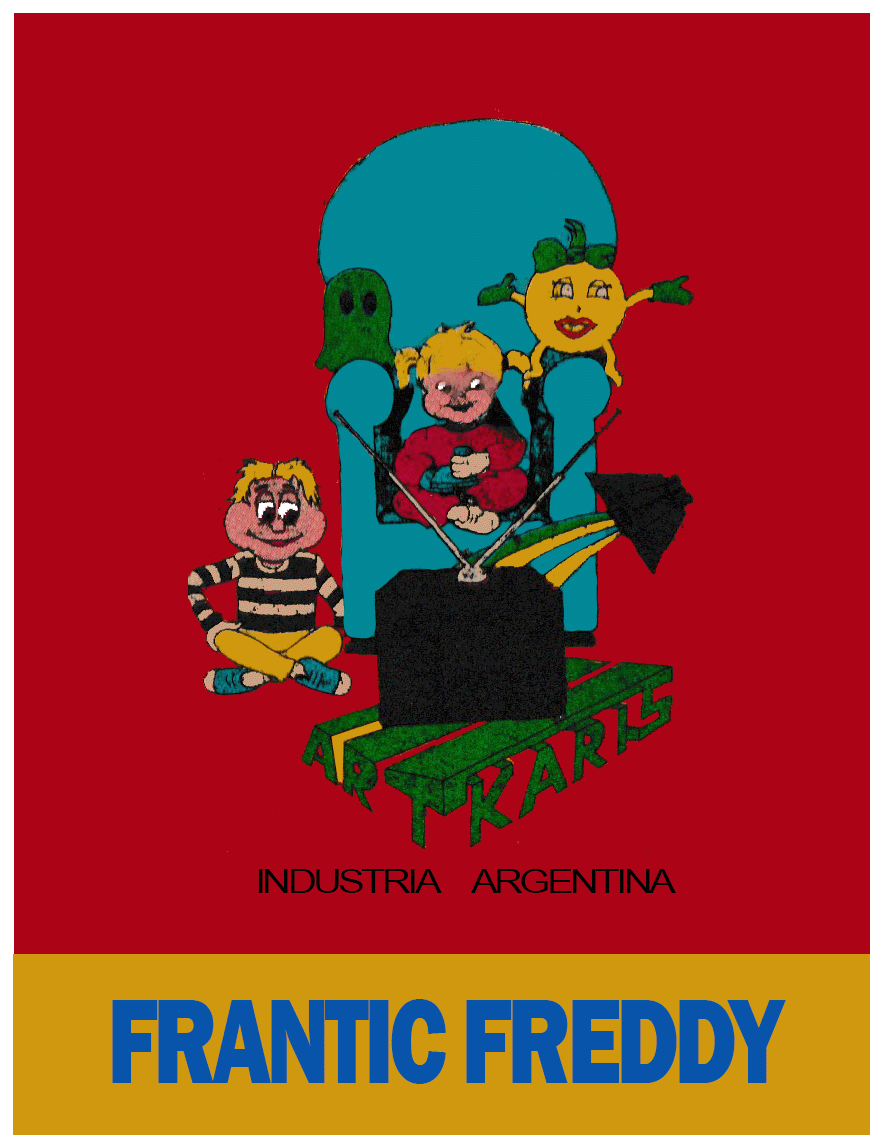 Frantic Freddy Cartridge Label