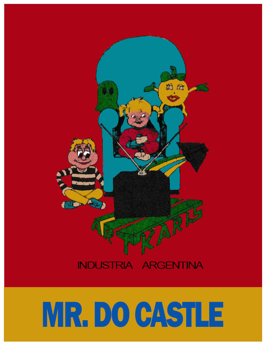 Mr. Do Castle Cartridge Label
