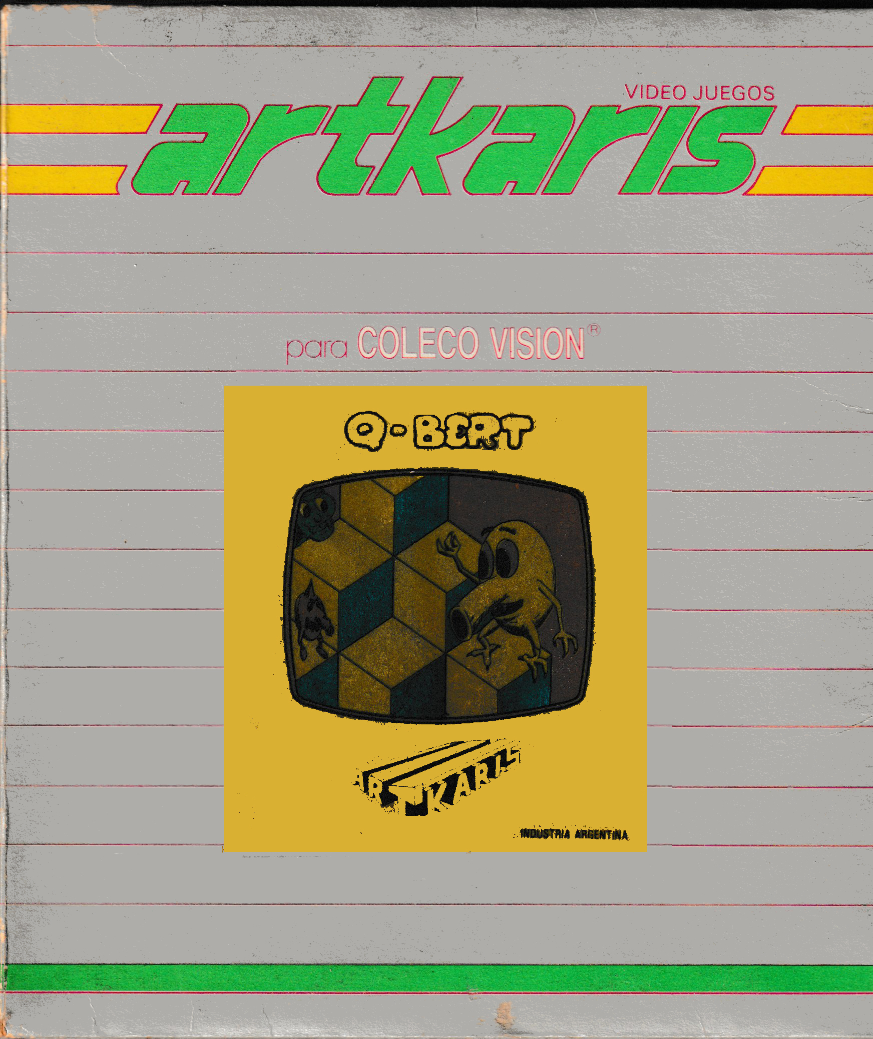 Q*bert US Front Box Art