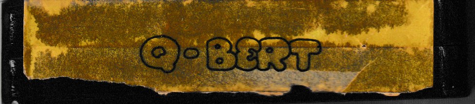 Q*bert Cartridge Label