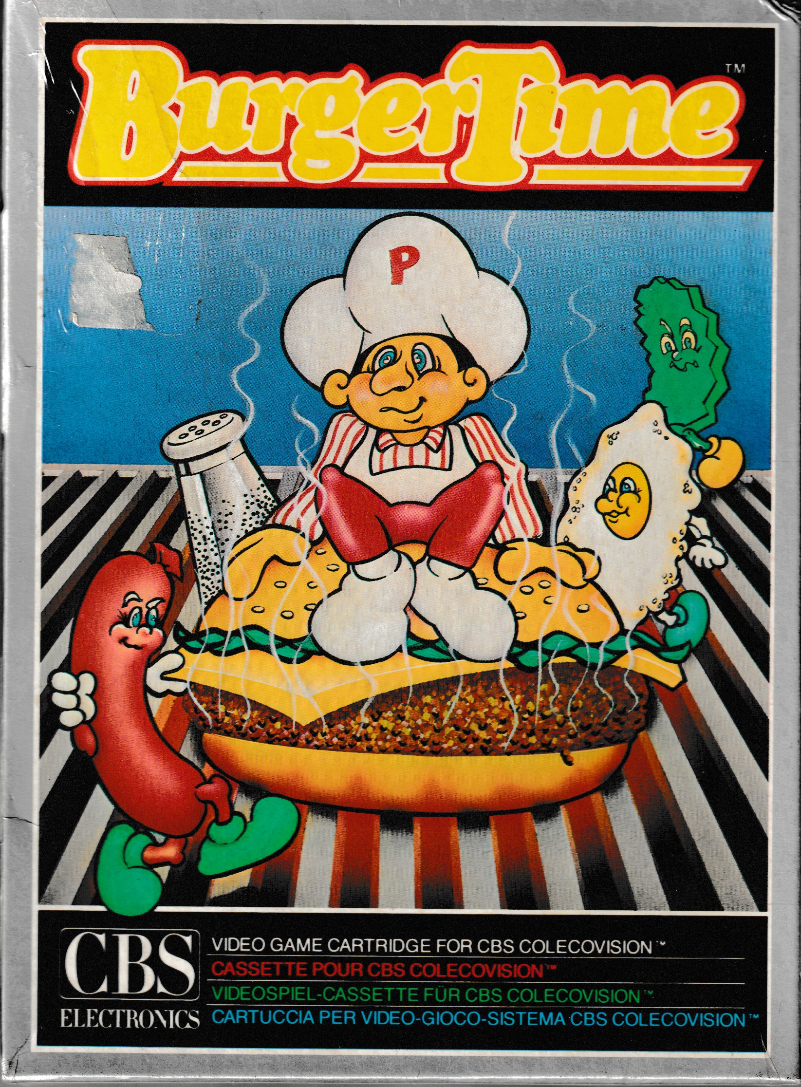 BurgerTime (EU) US Front Box Art
