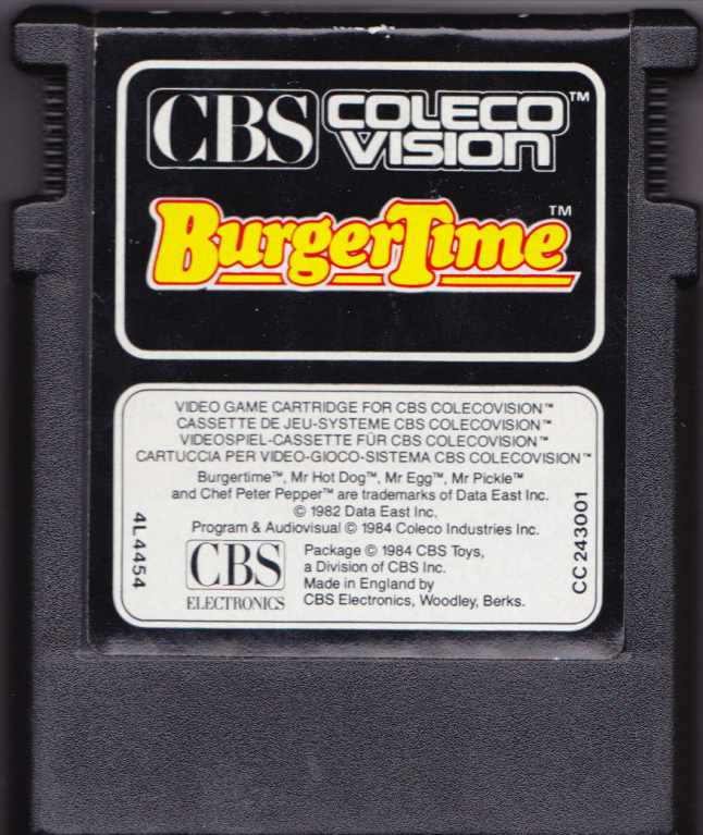 BurgerTime (EU) Main Cartridge