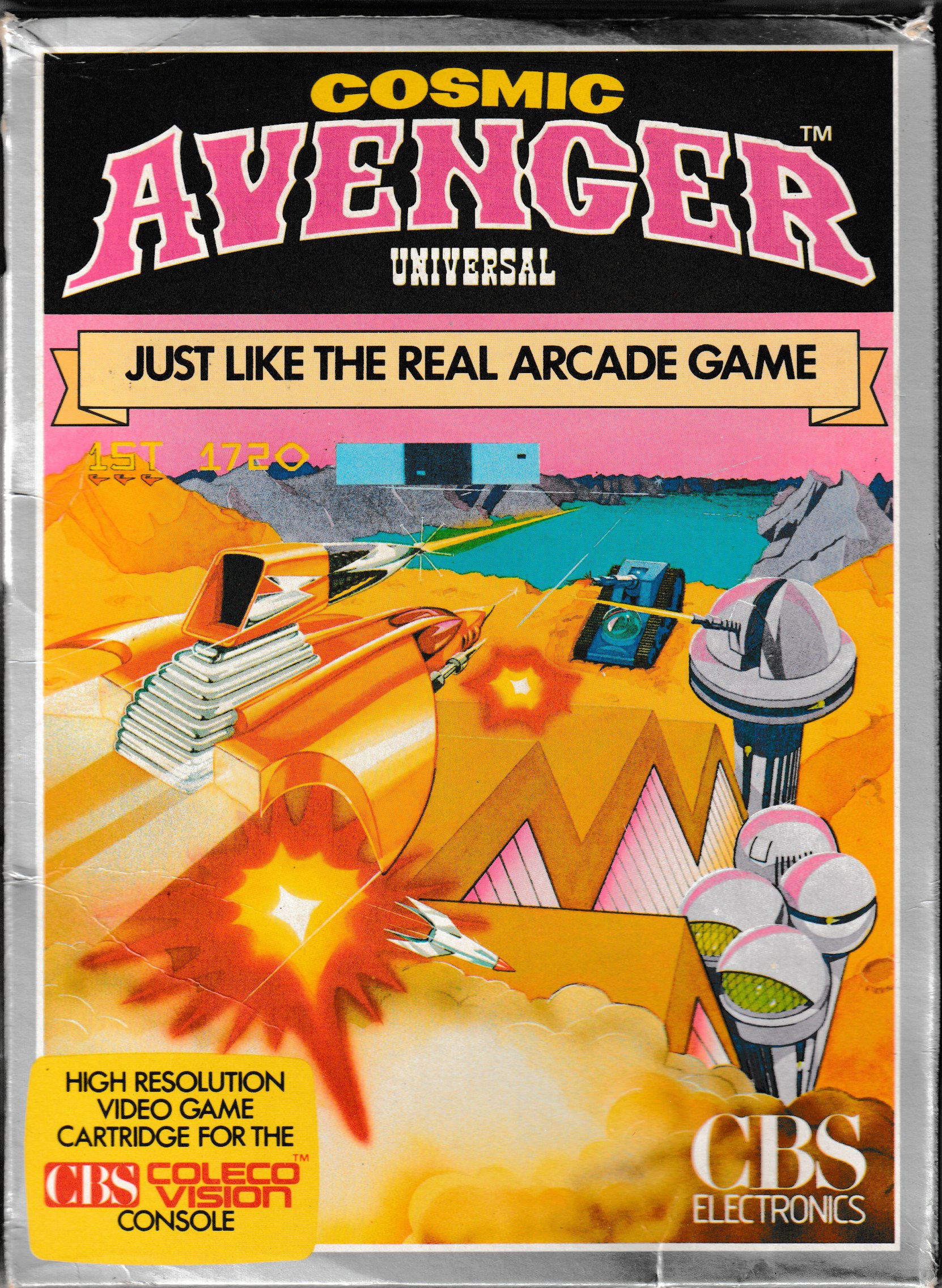 Cosmic Avenger (UK) US Front Box Art