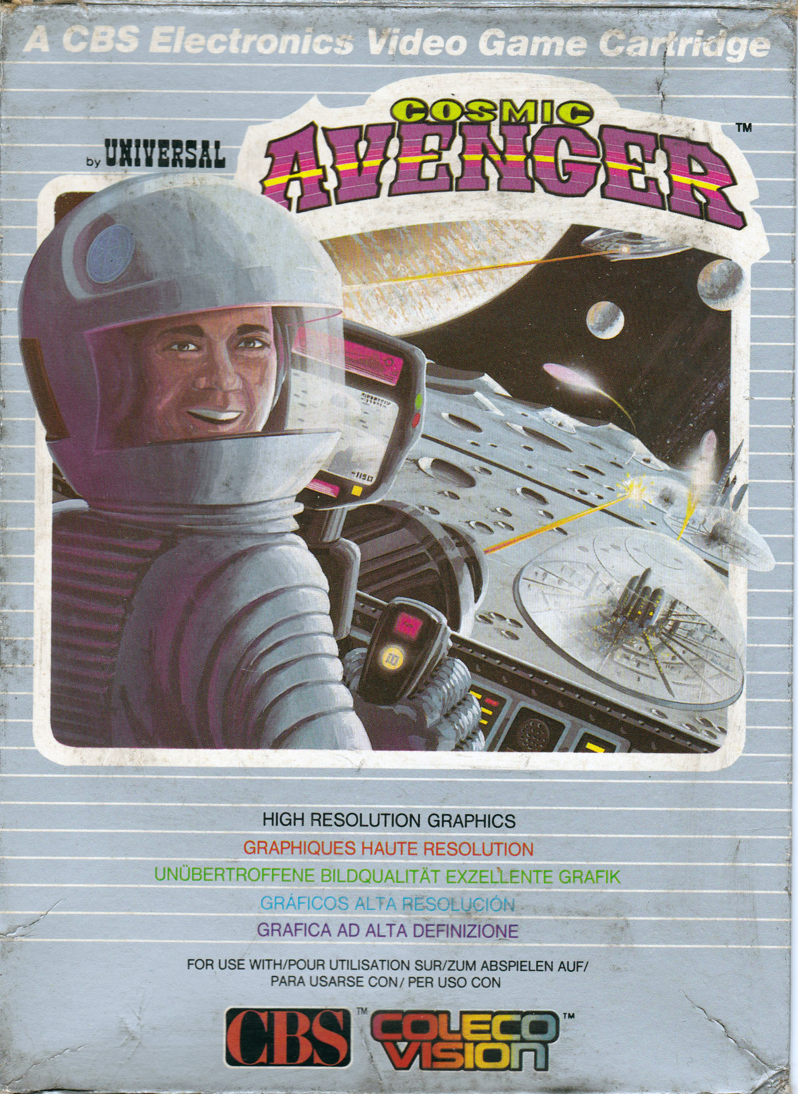 Cosmic Avenger (EU) US Front Box Art