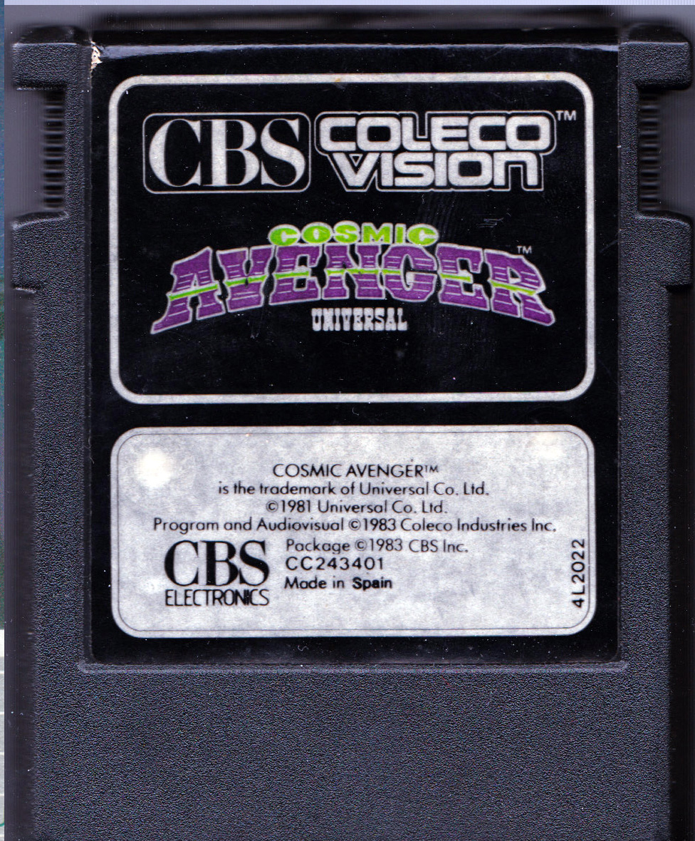 Cosmic Avenger (EU) Main Cartridge