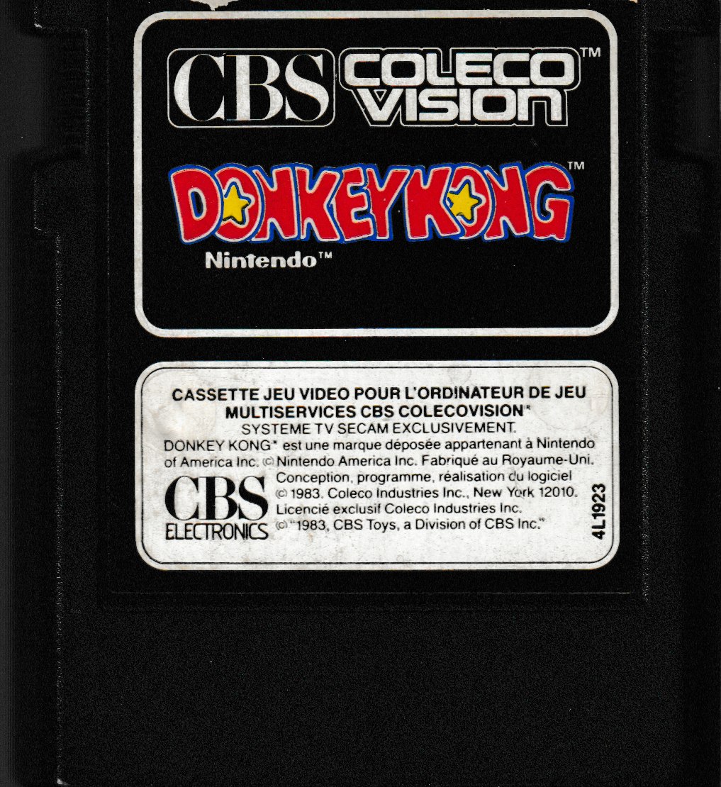 Donkey Kong (EU-R1) Main Cartridge