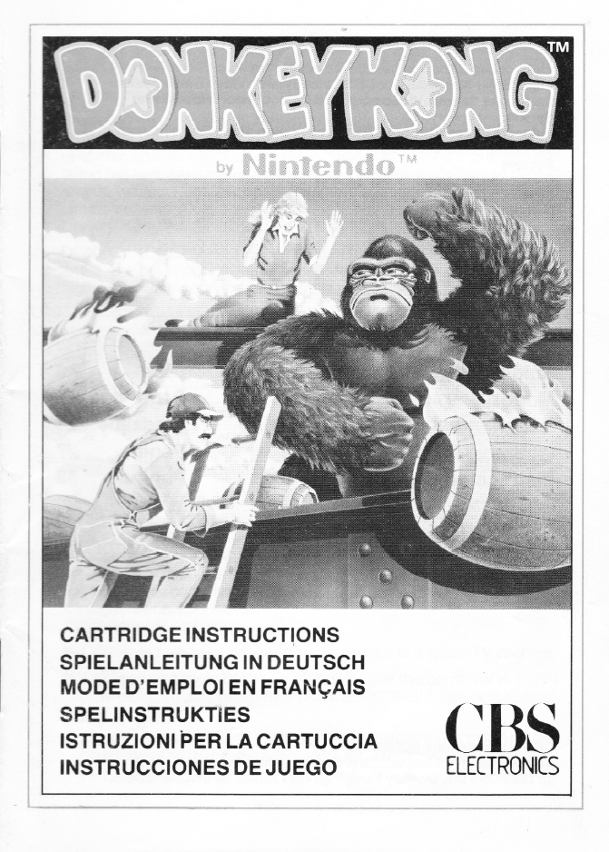 Donkey Kong (EU-R1) US User Manual