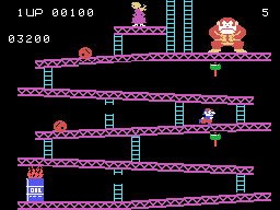 Donkey Kong (EU-R1) Screenshot 2