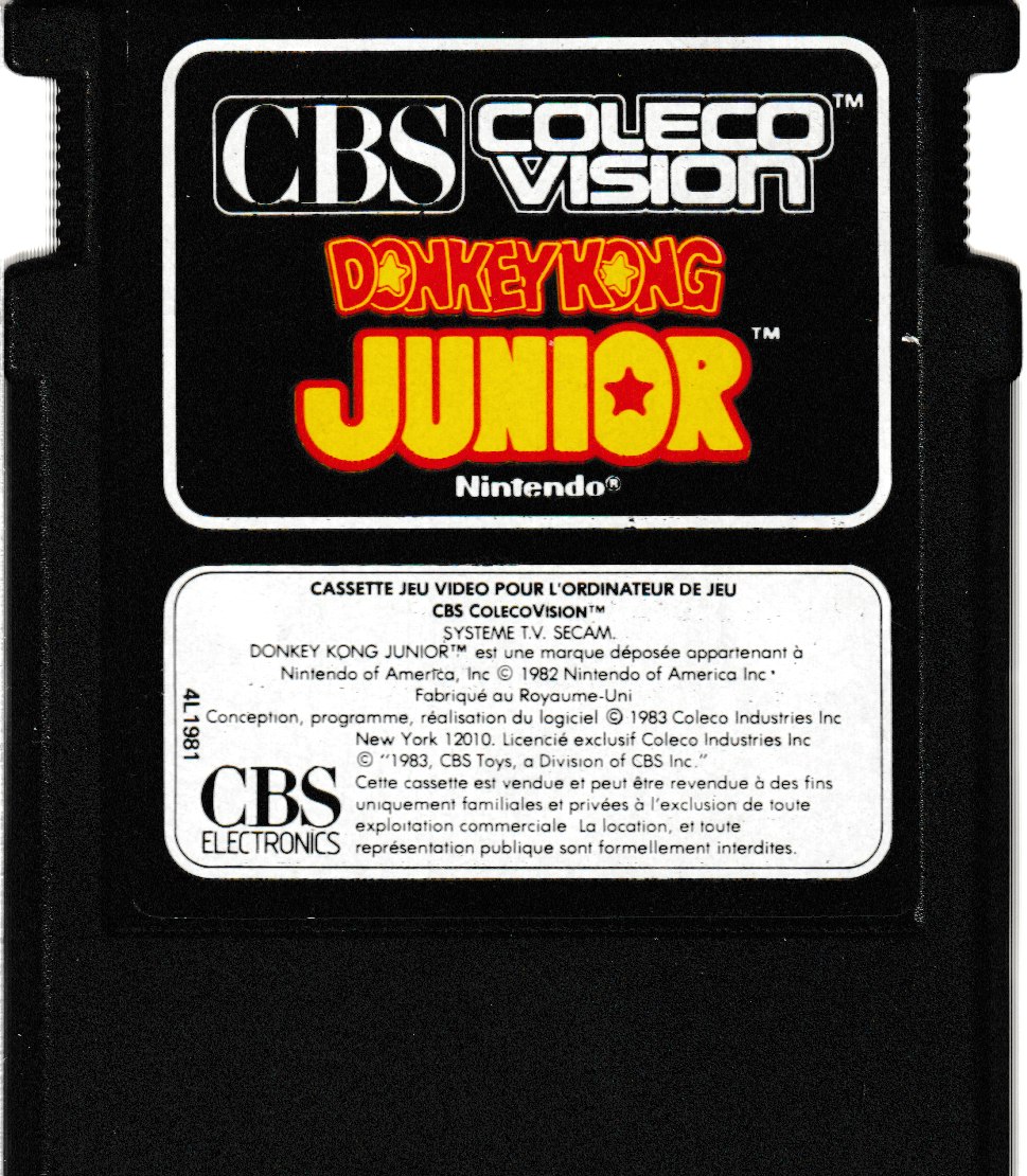 Donkey Kong Junior (FR) Main Cartridge
