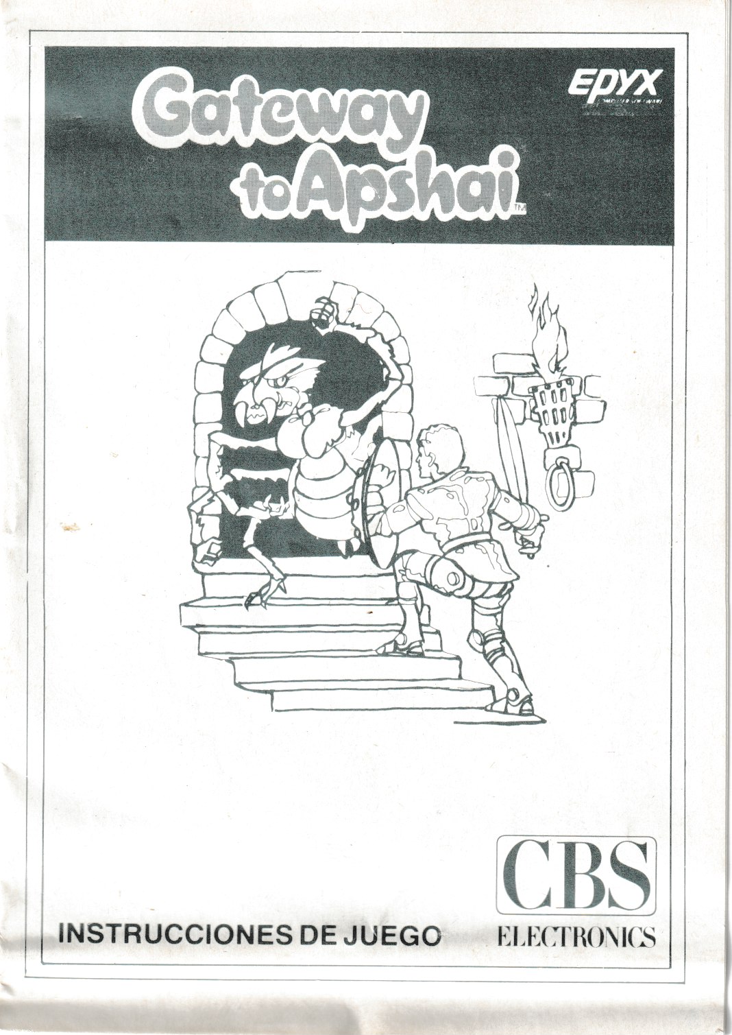 Gateway to Apshai (ES) US User Manual