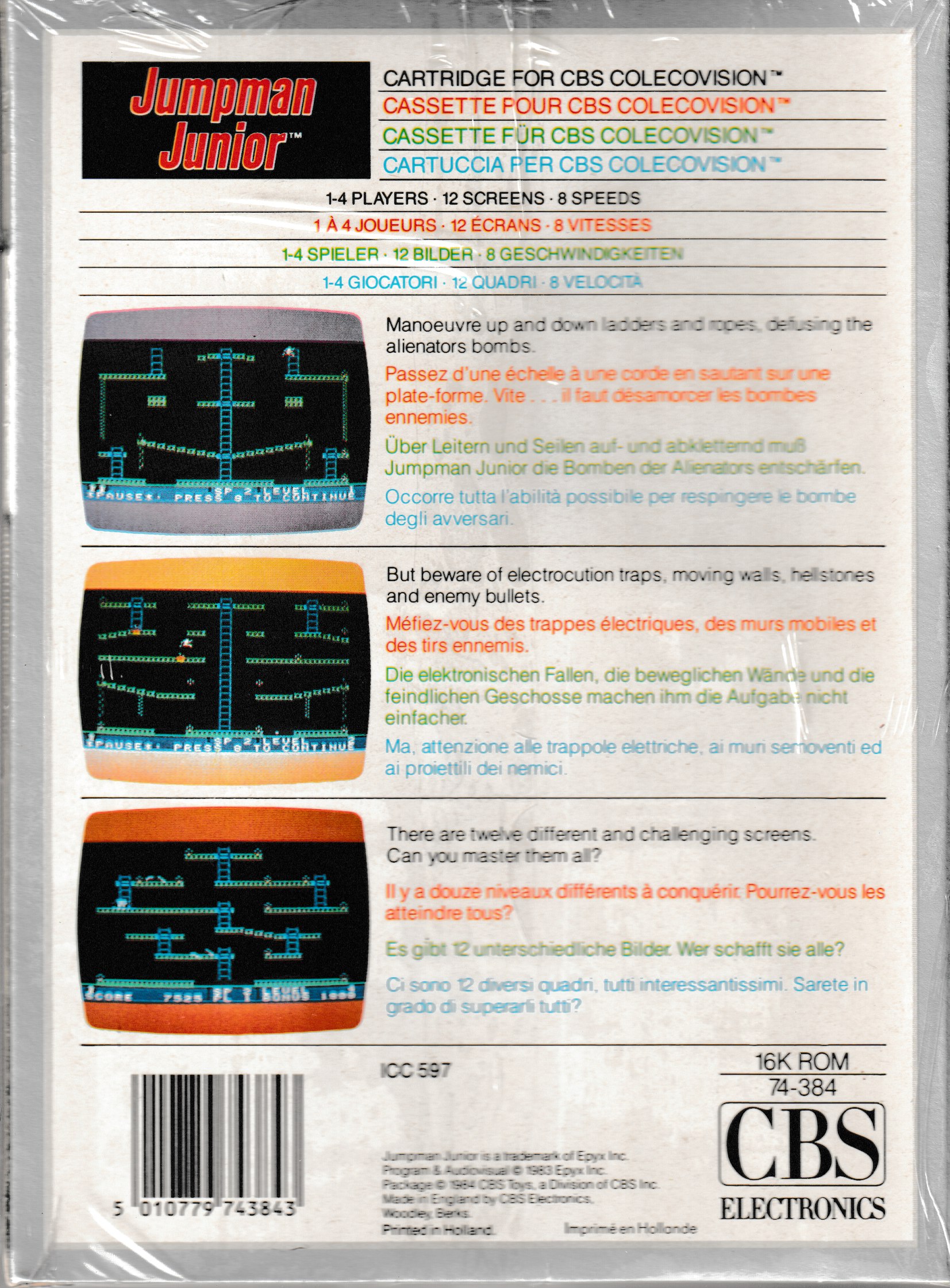 Jumpman Junior (EU) US Back Box Art