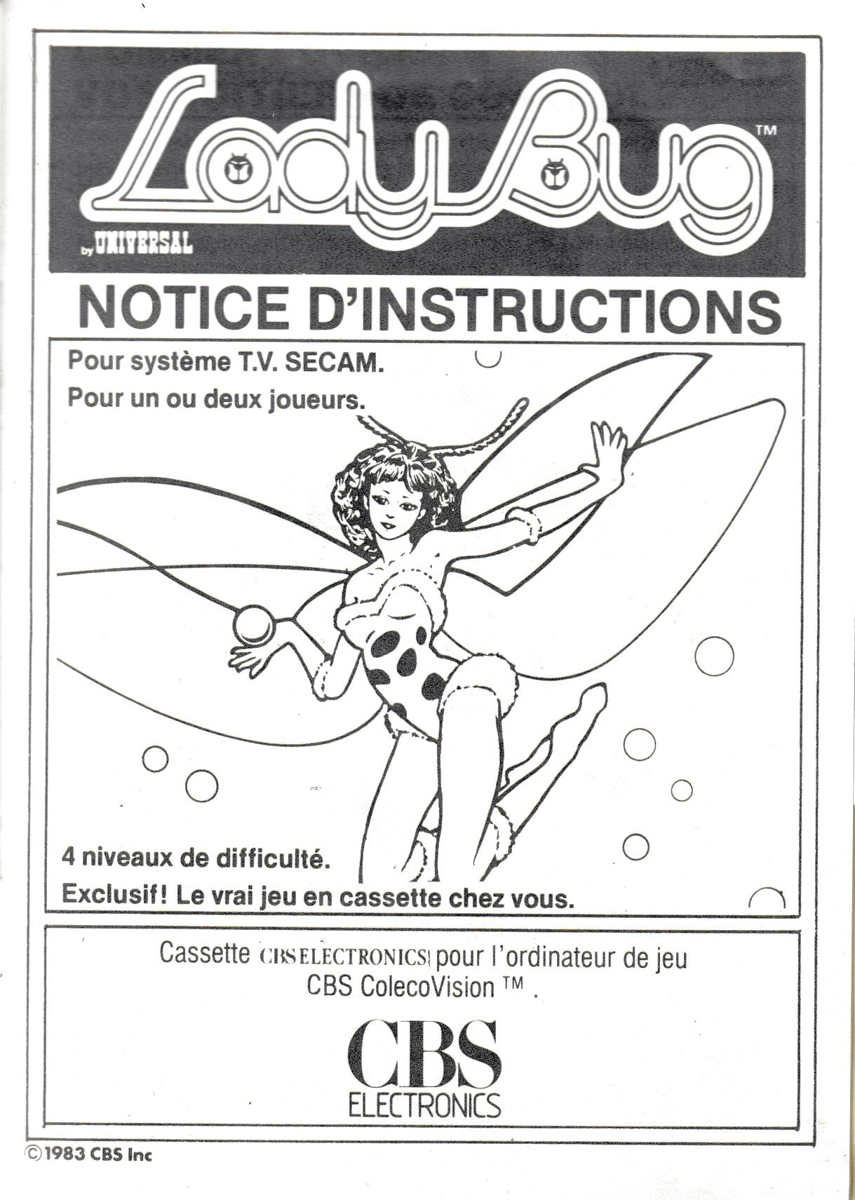 Lady Bug (FR) US User Manual