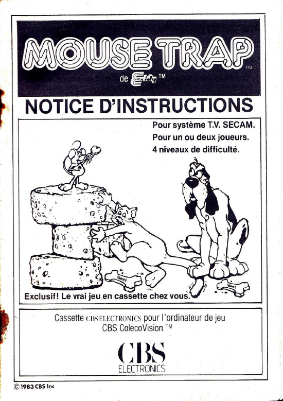 Mouse Trap (FR) US User Manual