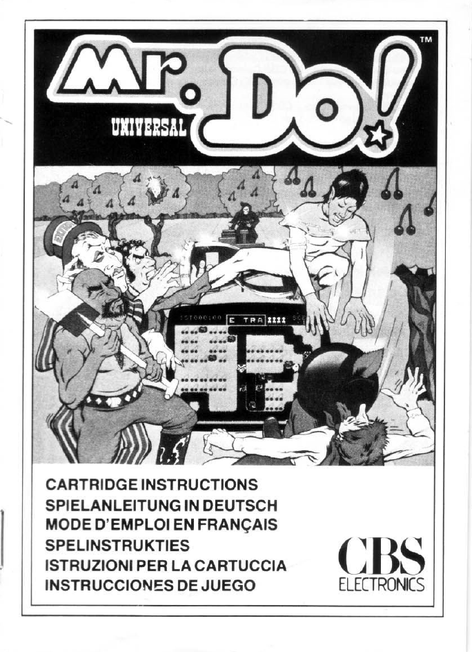 Mr. Do! (EU) US User Manual