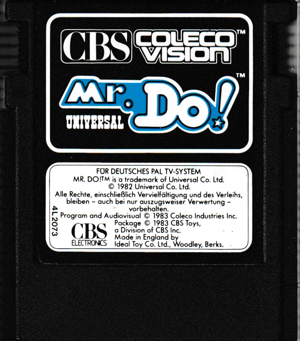 Mr. Do! (DE) Main Cartridge