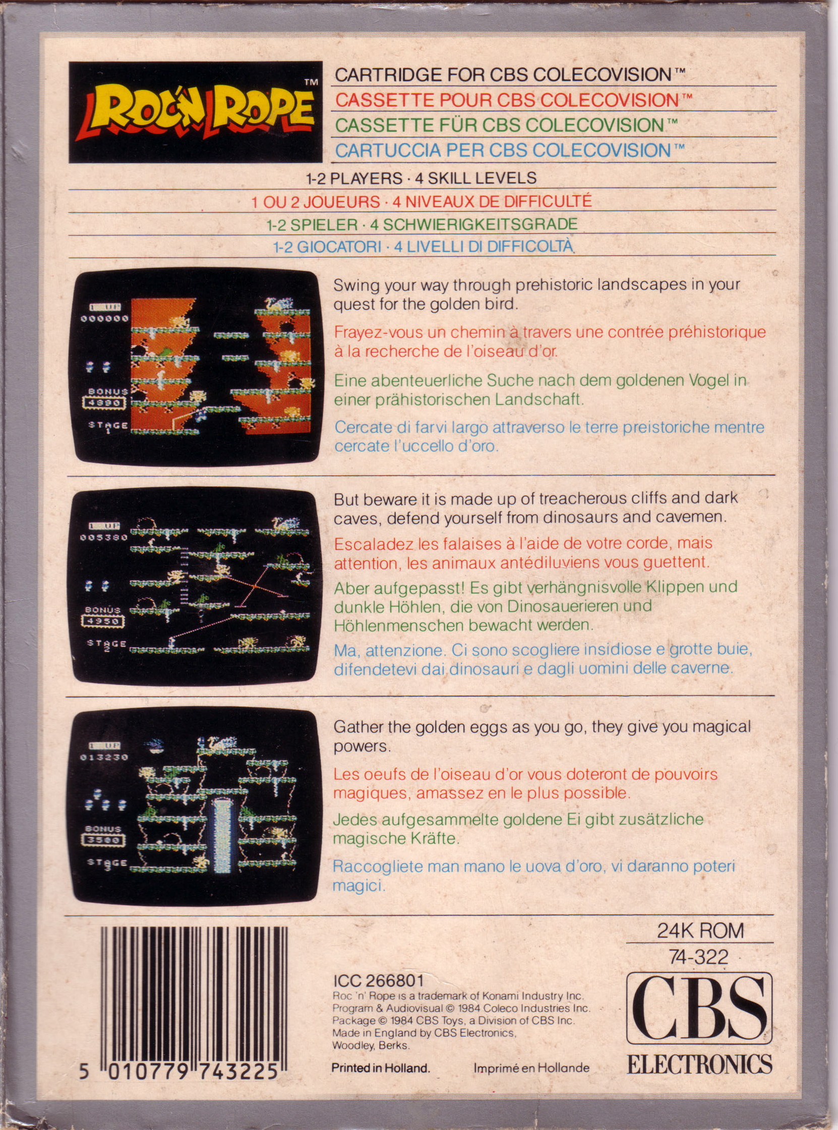 Roc n Rope (EU) US Back Box Art