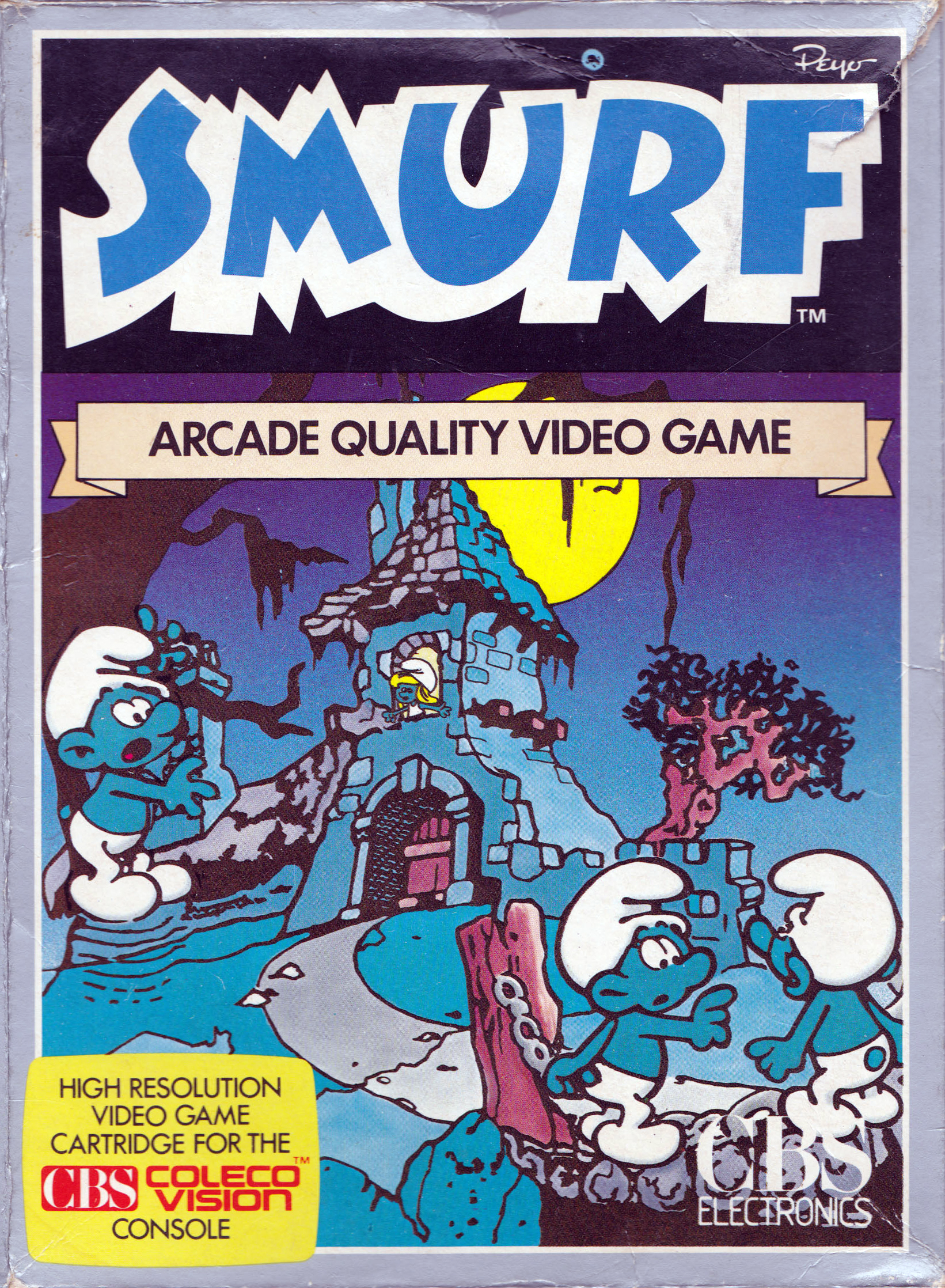 Smurf - Rescue in Gargamel's Castle (UK) US Front Box Art