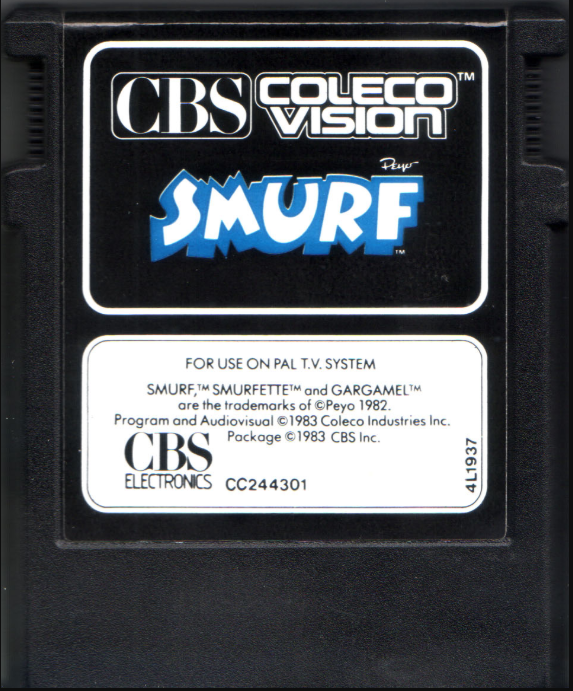 Smurf - Rescue in Gargamel's Castle (UK) Main Cartridge