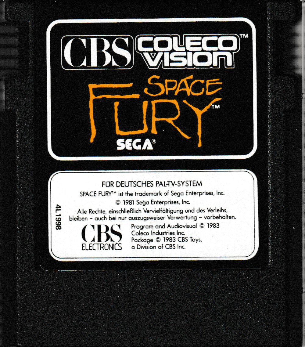 Space Fury (DE) Main Cartridge