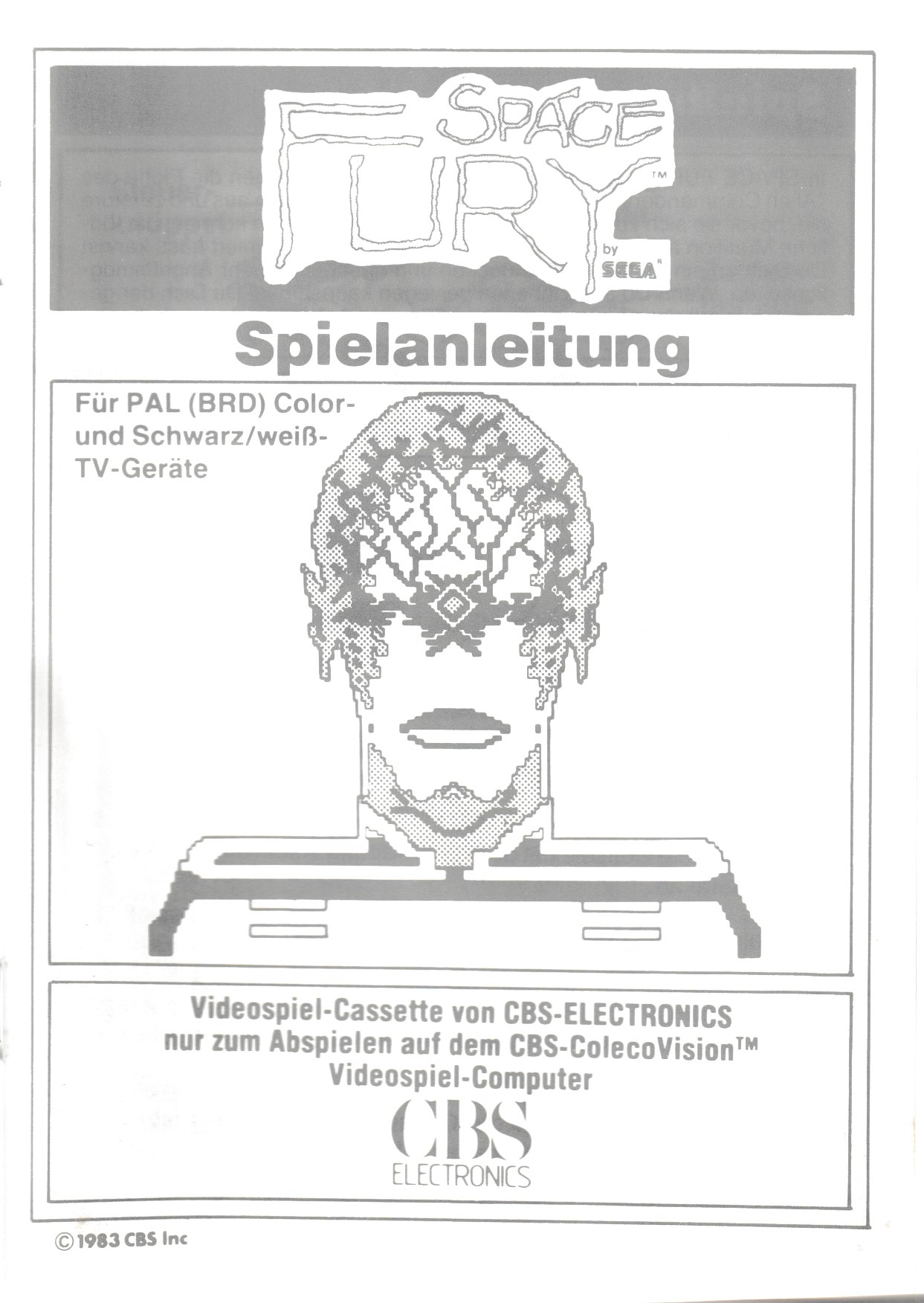 Space Fury (DE) US User Manual