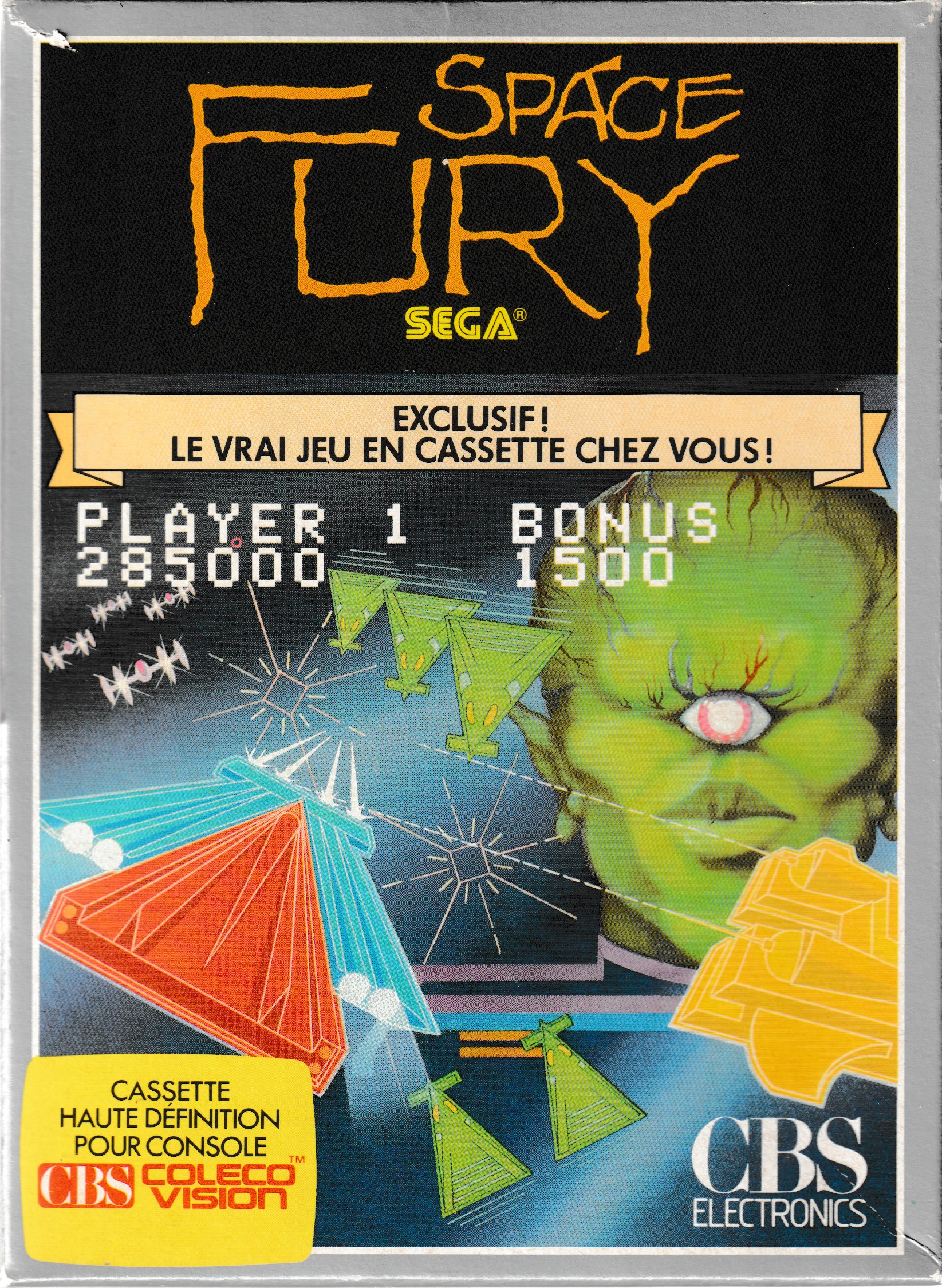 Space Fury (FR) US Front Box Art