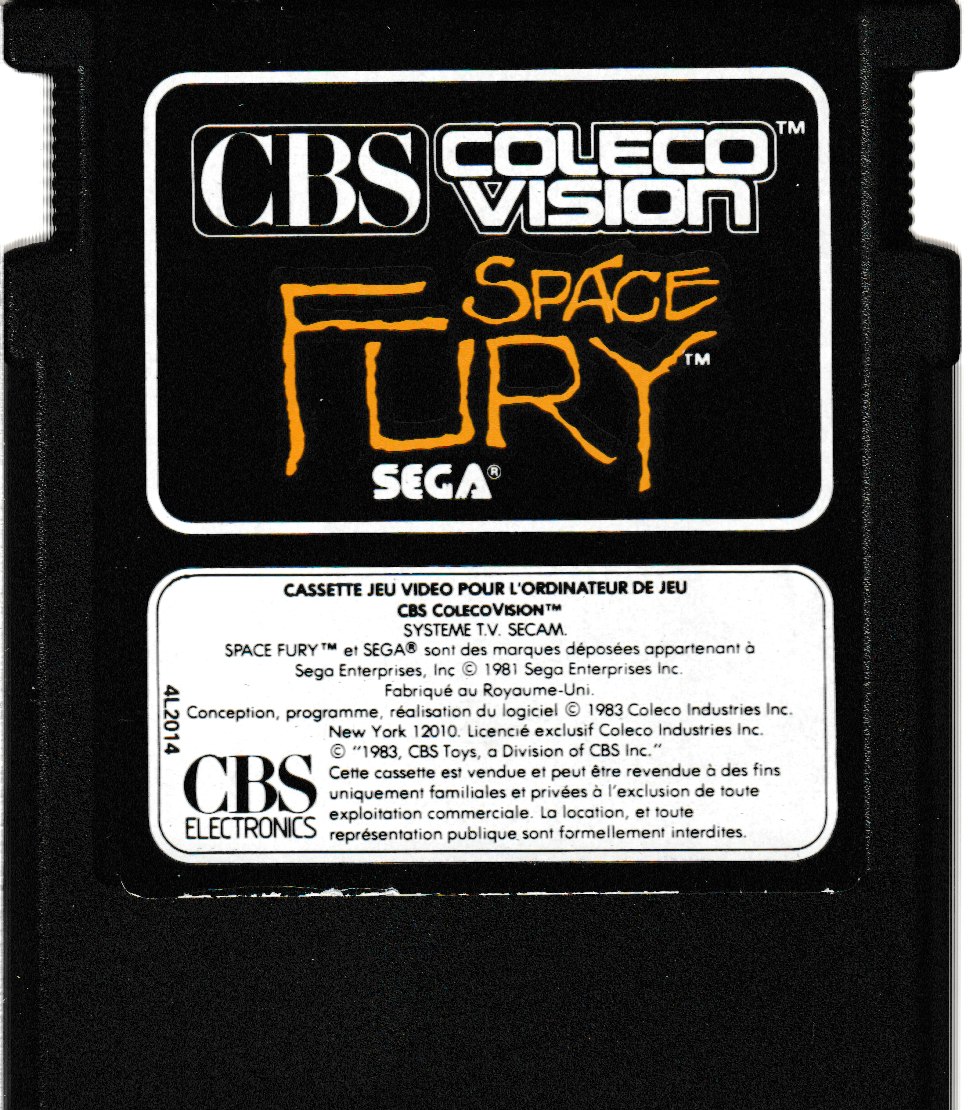 Space Fury (FR) Main Cartridge