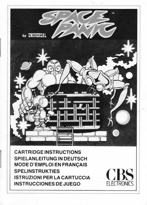 Space Panic French Cbs3 Eu Ce Us Manual