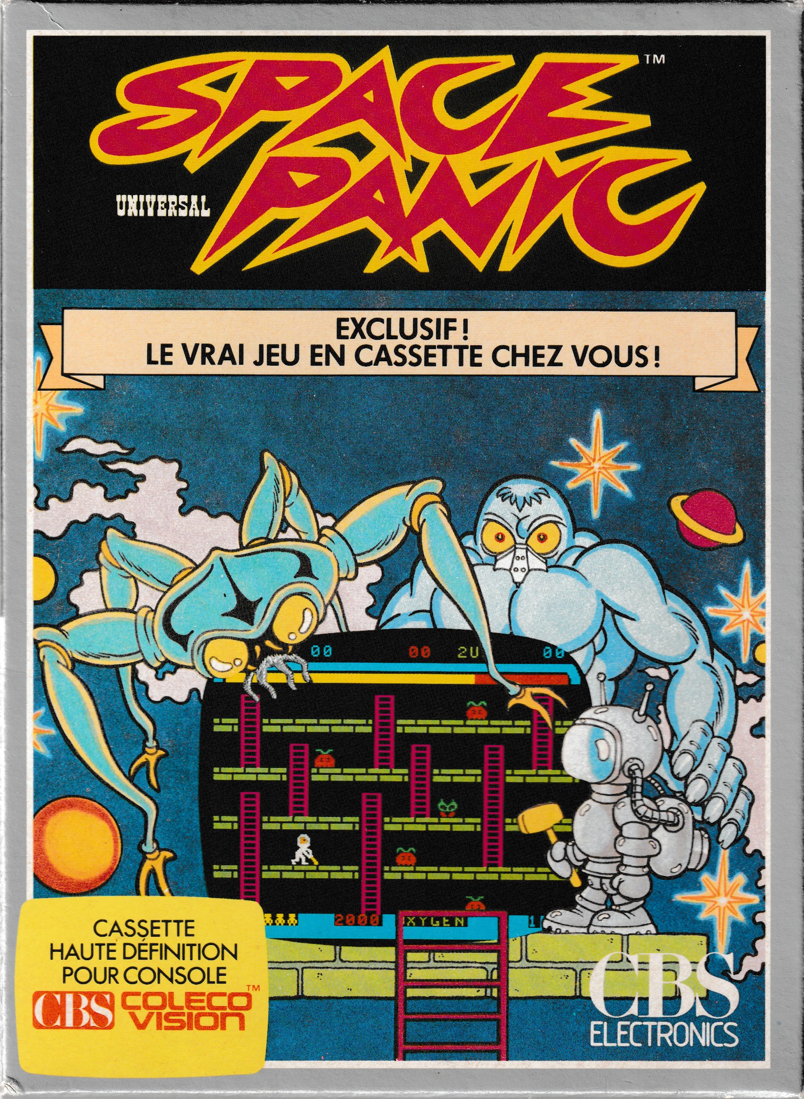 Space Panic (FR) US Front Box Art