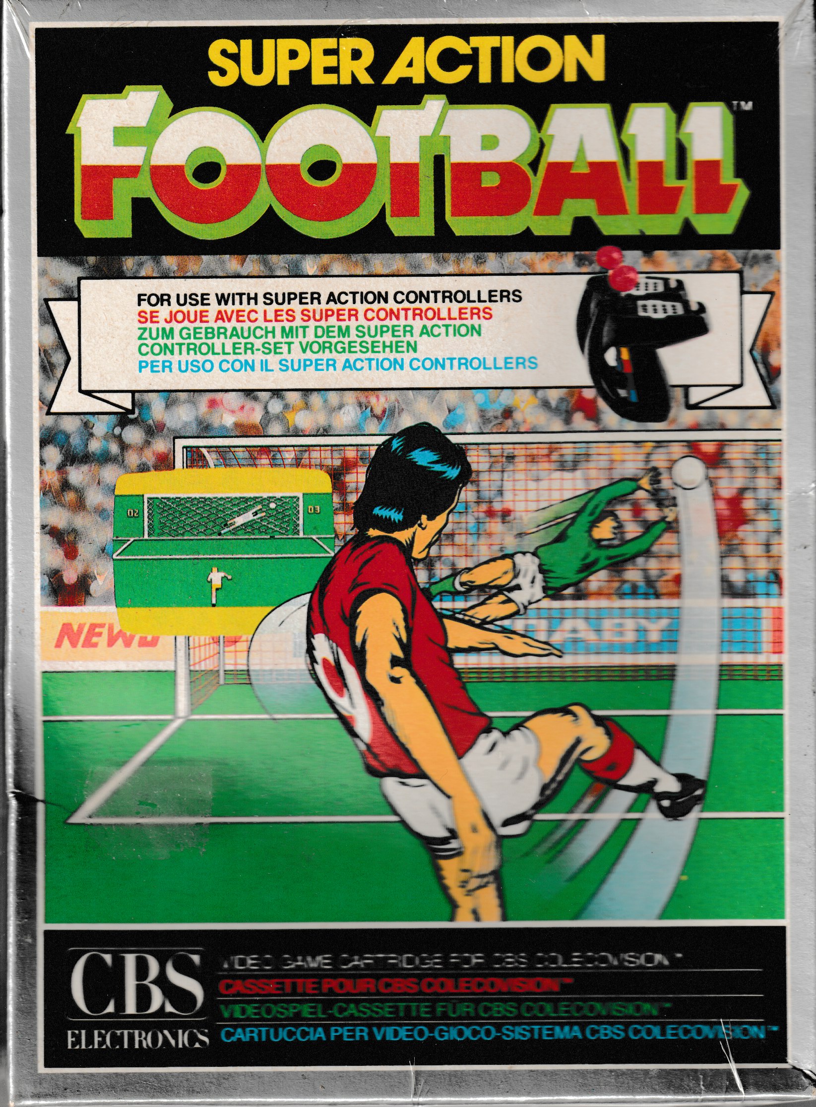 Super Action Football (Soccer) (EU) US Front Box Art