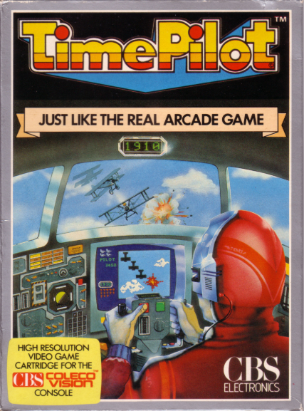 Time Pilot (UK) US Front Box Art