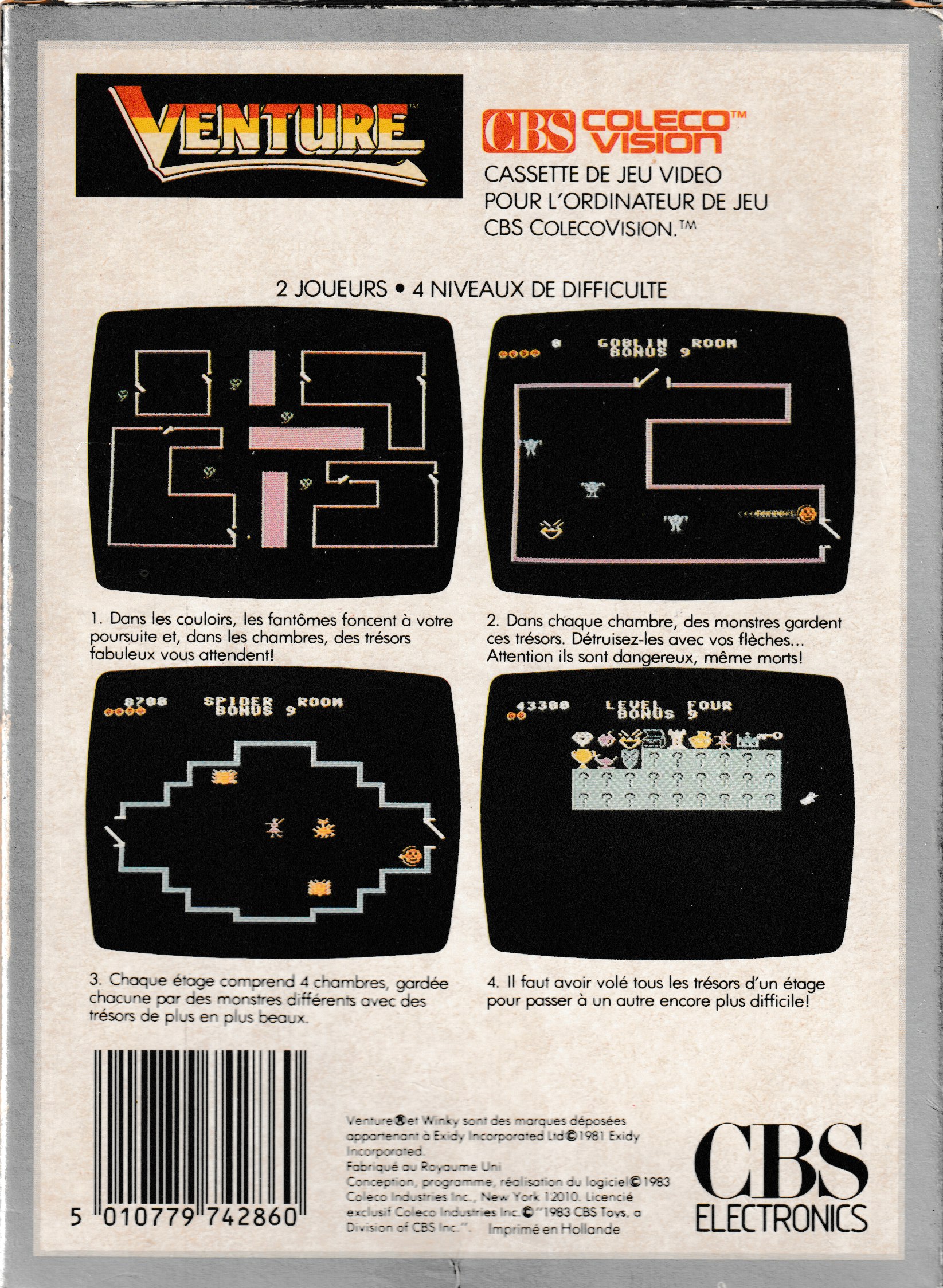 Venture (FR) US Back Box Art