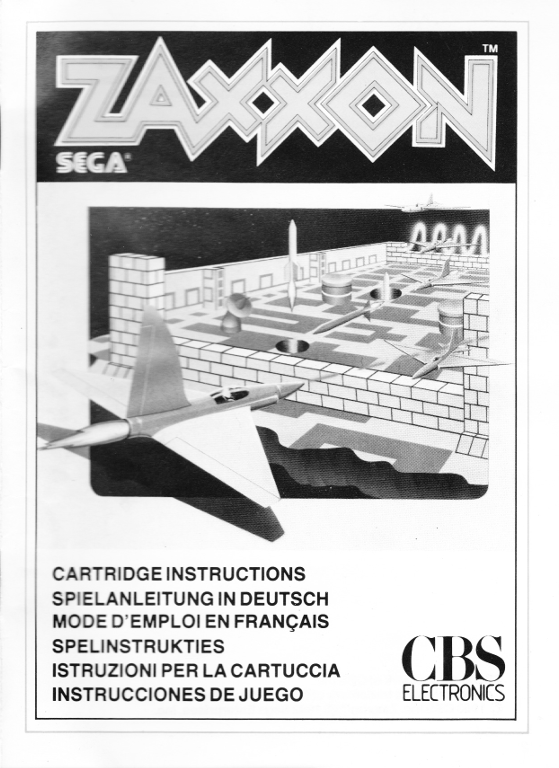 Zaxxon (EU) US User Manual