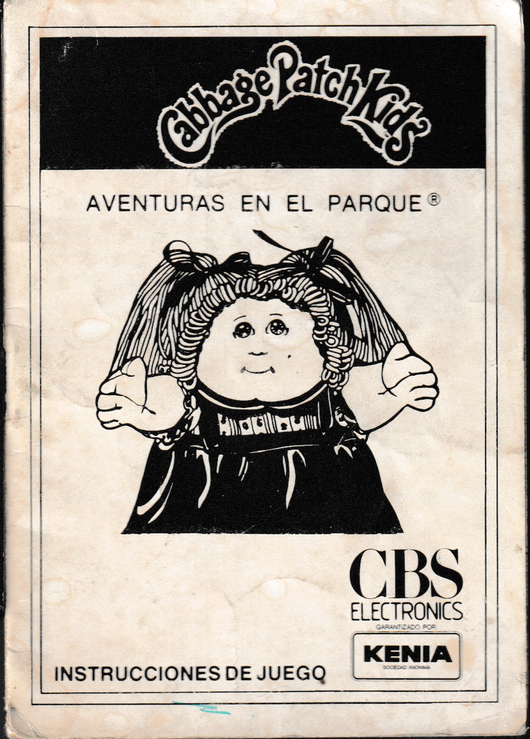 Cabbage Patch Kids: Adventure in the Park (AR) US User Manual