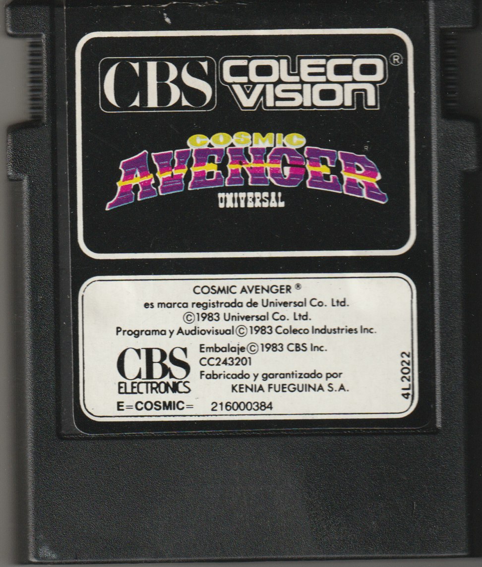 Cosmic Avenger (AR) Main Cartridge