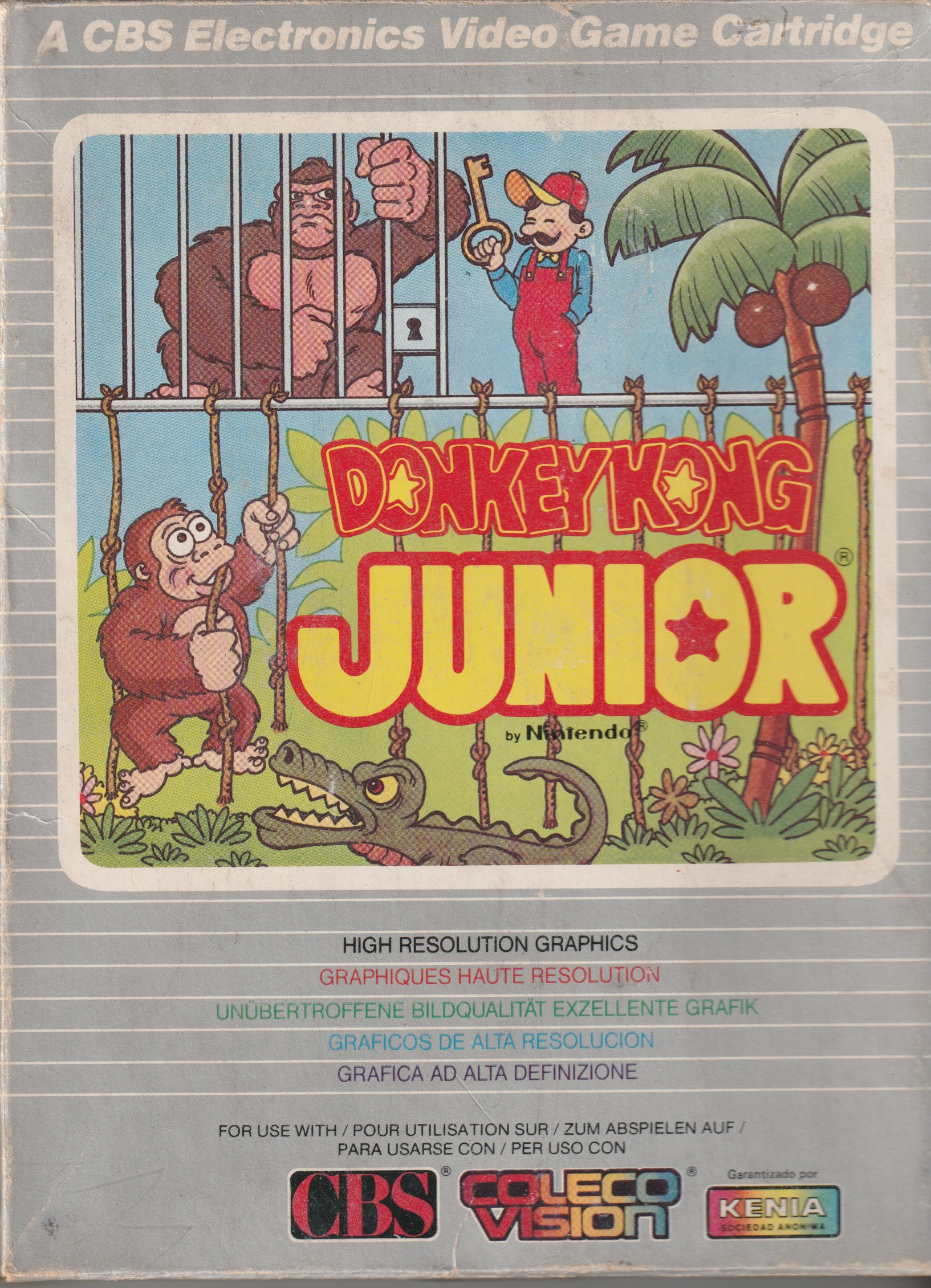 Donkey Kong Junior (AR) AR Front Box Art
