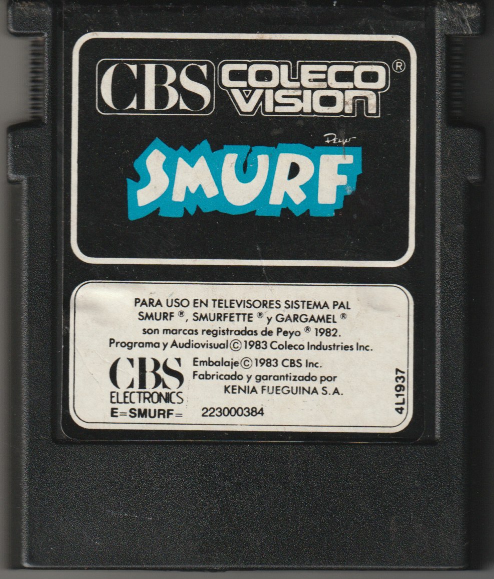 Smurf - Rescue in Gargamel's Castle (AR) Main Cartridge