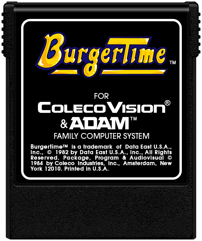 BurgerTime (CA) Main Cartridge