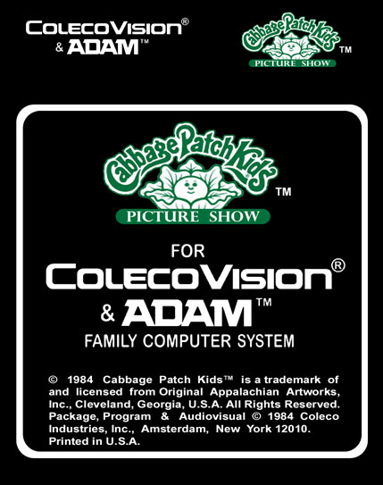 Cabbage Patch Kids - Picture Show (CA) Main Cartridge