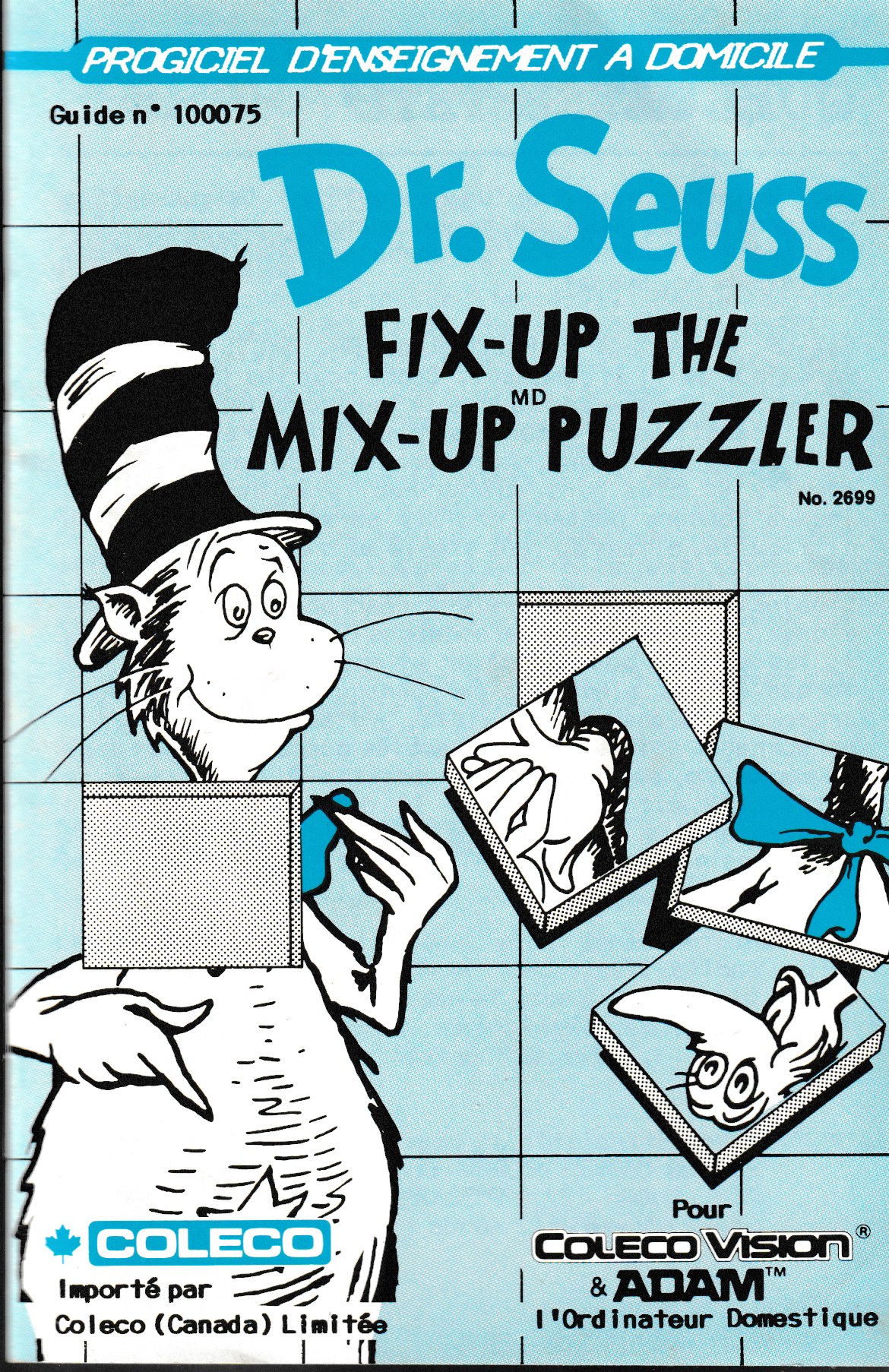 Dr. Seuss: Fix-Up the Mix-Up Puzzler (CA) manual page 1