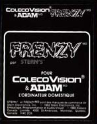 Frenzy (CA) Cartridge Label