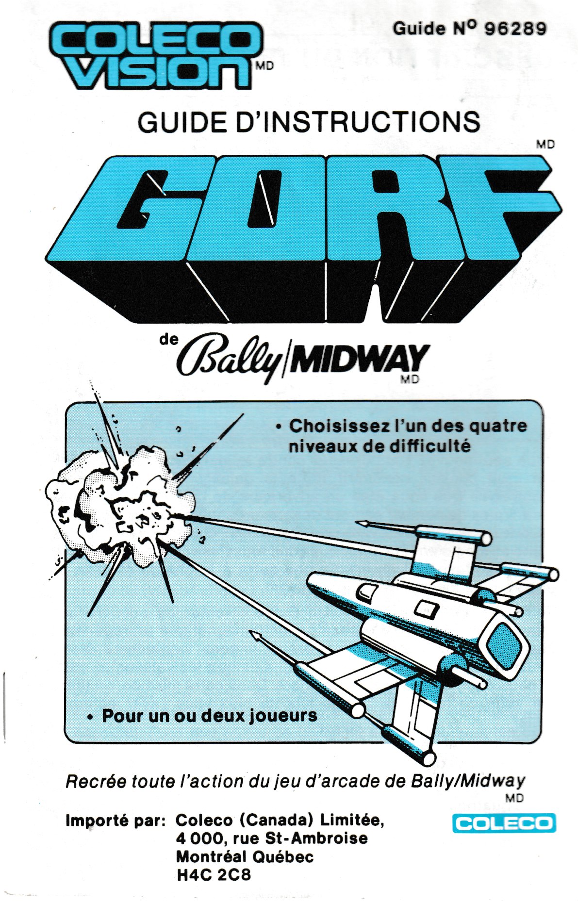 Gorf (CA) US User Manual