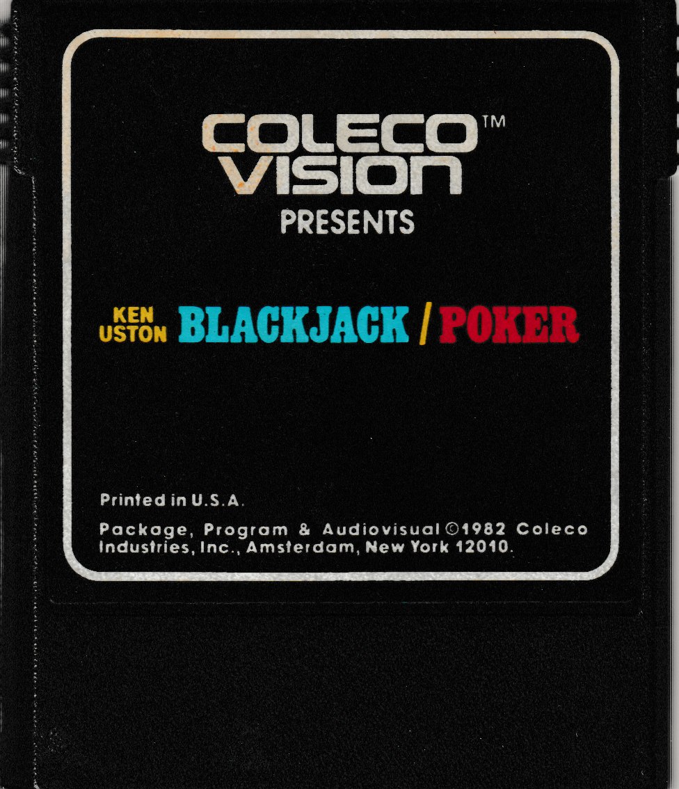 Ken Uston Blackjack & Poker (CA) Main Cartridge