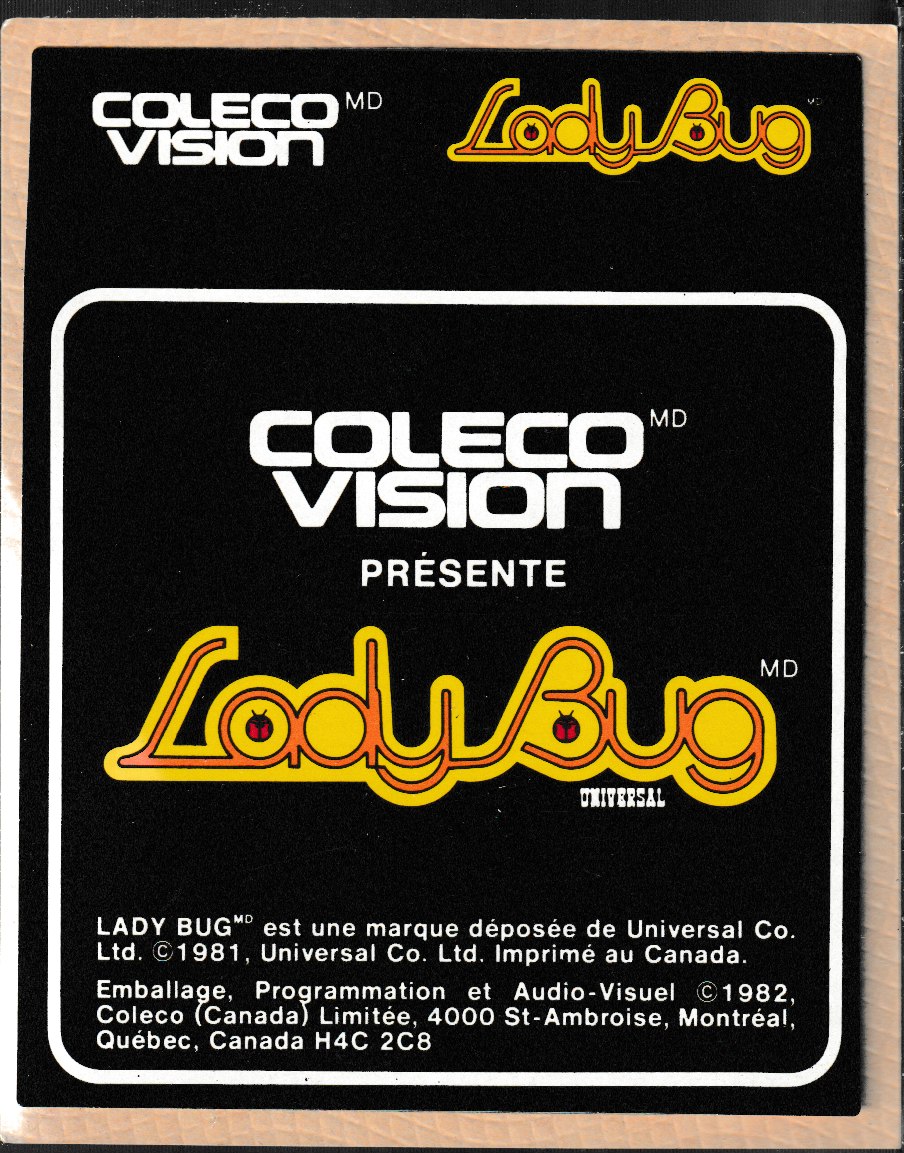Lady Bug (CA) Cartridge Label