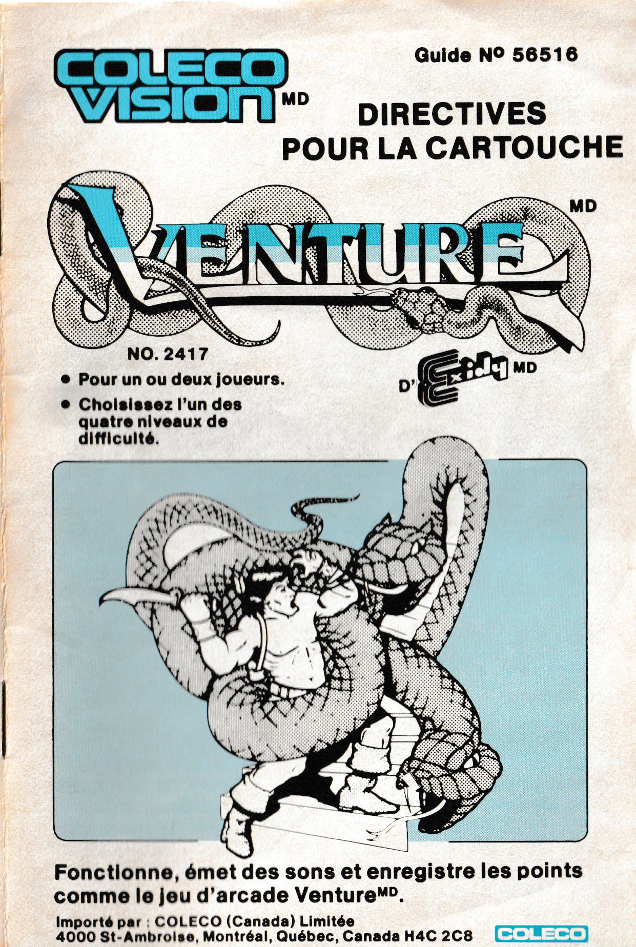 Venture (CA) US User Manual